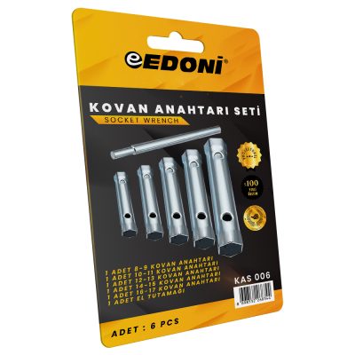 EDONİ KOVAN ANAHTARI SETİ 6 PCS